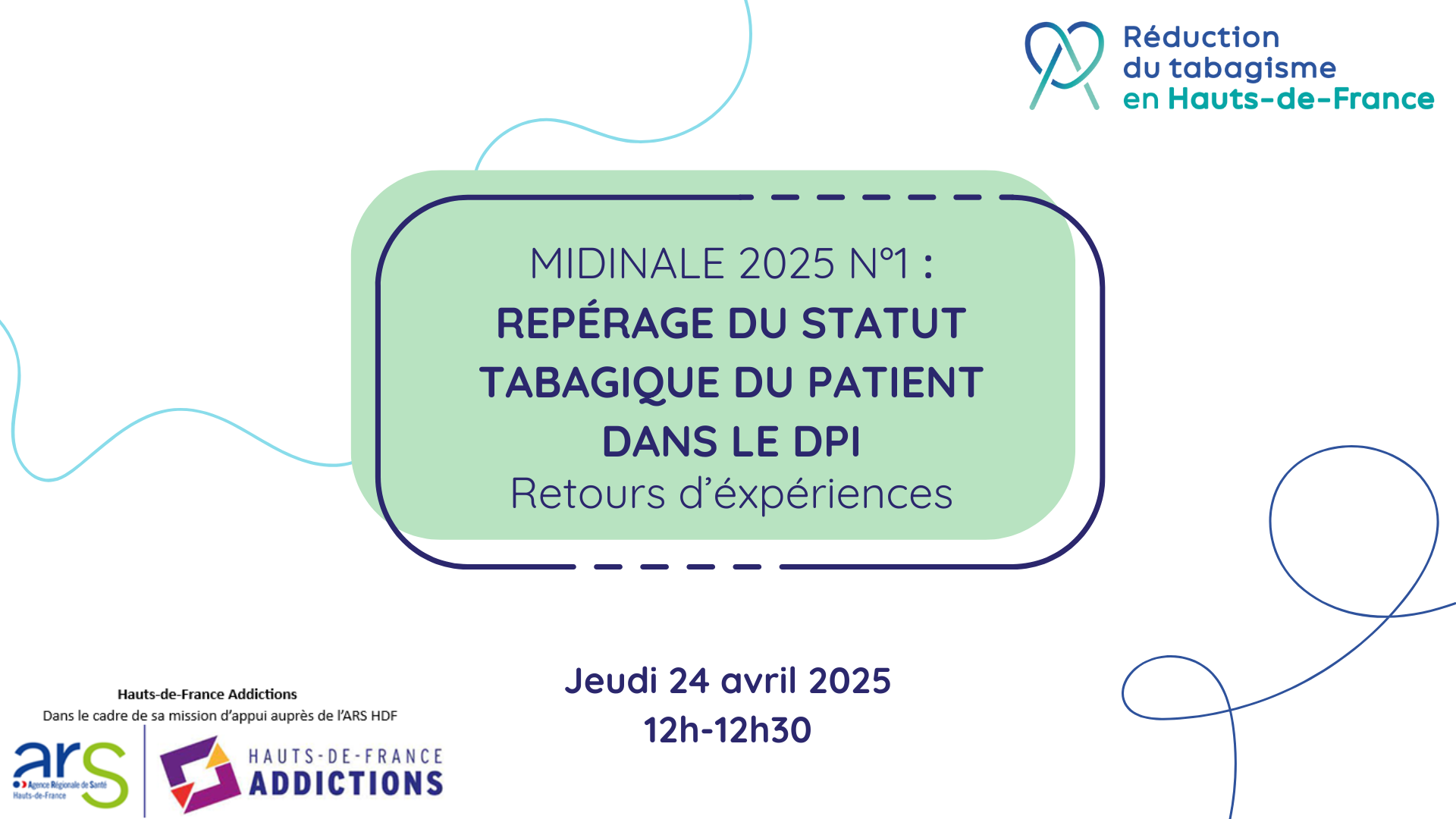 Midinale 2025 N°1 : REPERAGE DU STATUT TABAGIQUE DU PATIENT DANS LE DPI