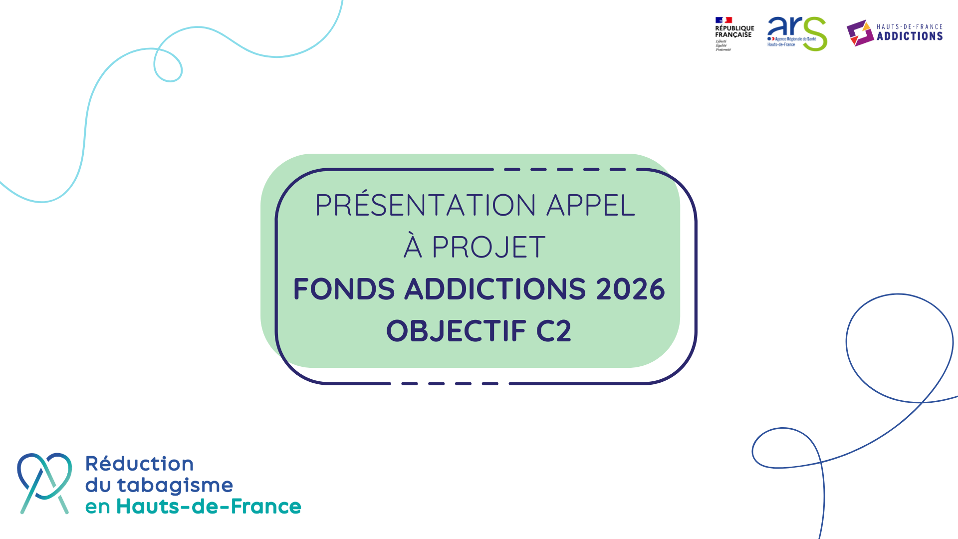 Image de couverture de la présentation de l'appel à projet Fonds addictions 2026 - objectif C2