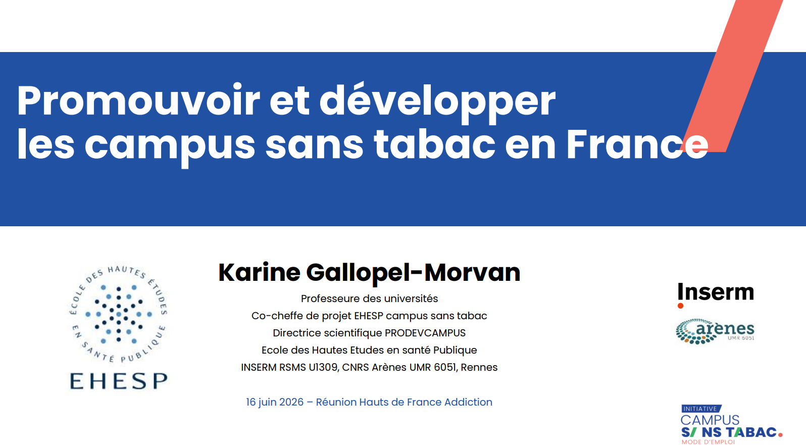 Présentation Campus sans tabac