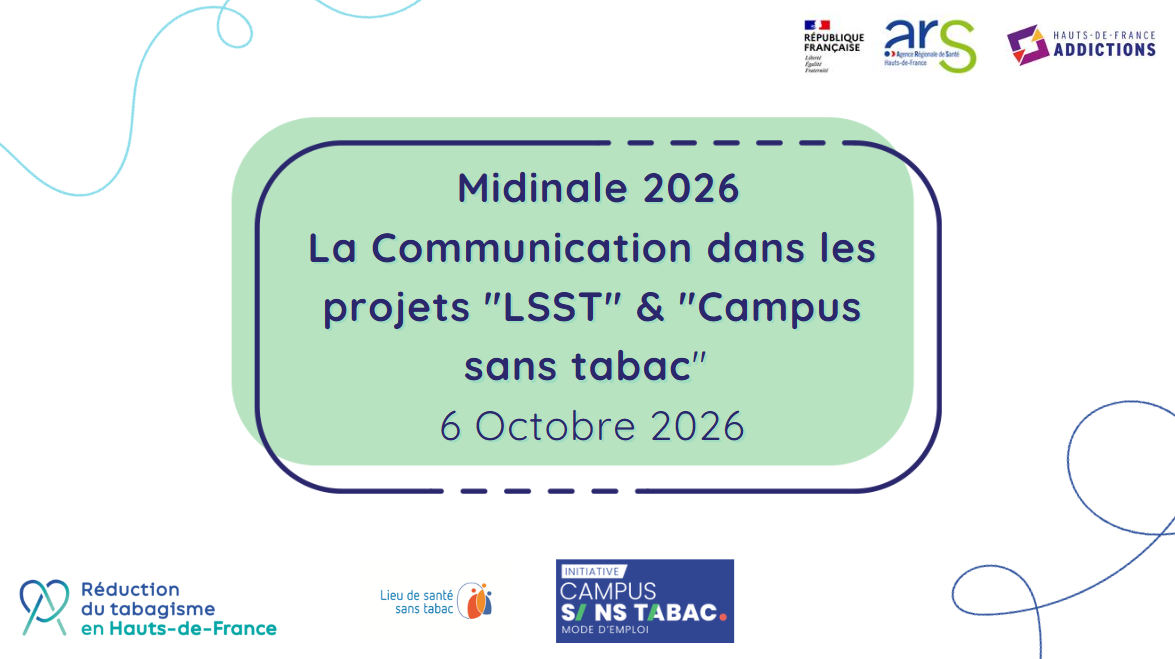 Midinale 2026 - La communication dans les projets «Lieu de Santé Sans Tabac» et «Campus Sans Tabac»